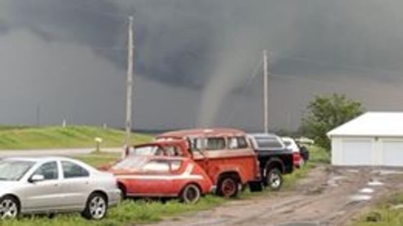 Tornado near Dawson, Nebraska courtesy of Tracy Milke.