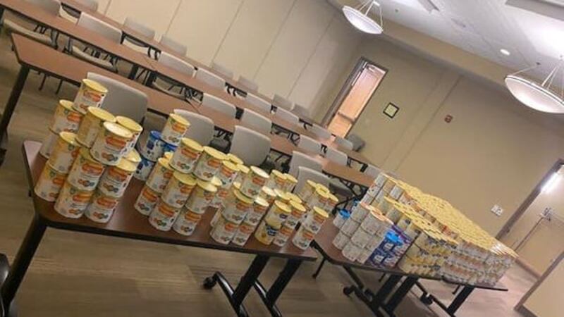 Baby formula was recovered following two arrests in Cartersville, Georgia, police said.