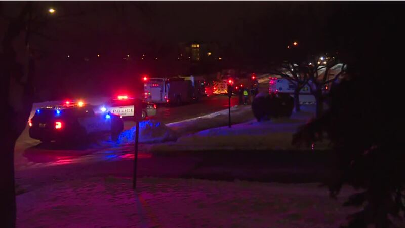 Icy water rescue near Lakeside Hospital