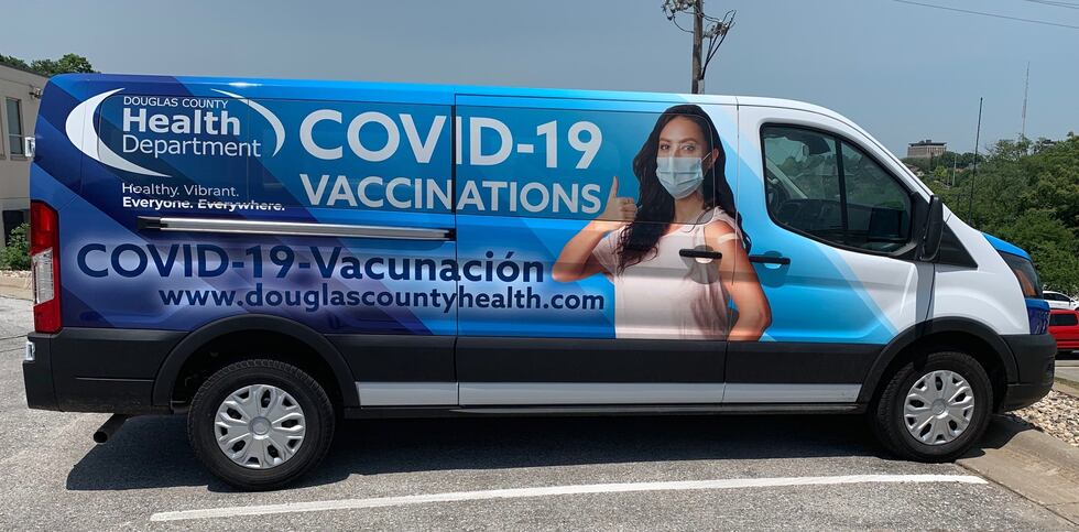 The Douglas County Health Department has five vans it deploys to several pop-up COVID-19...