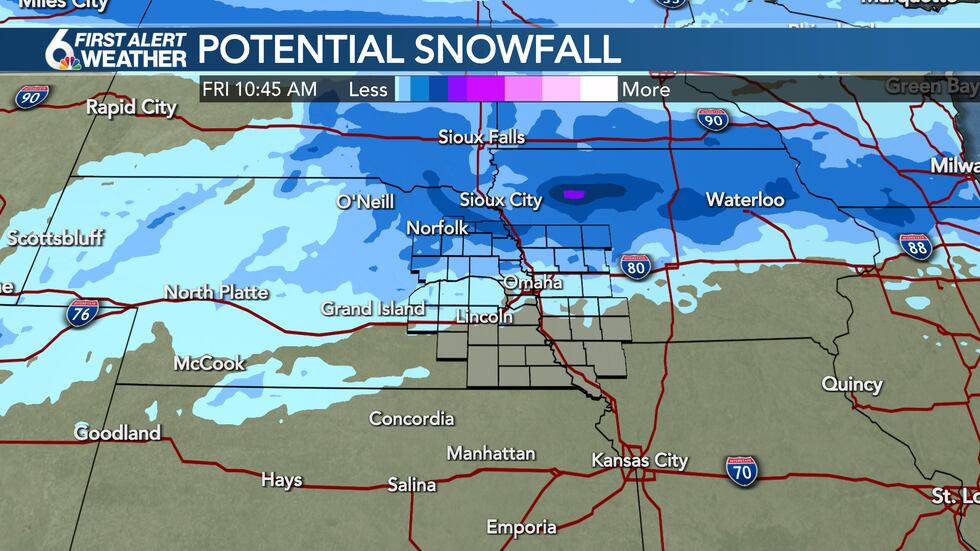Snow Potential Thursday