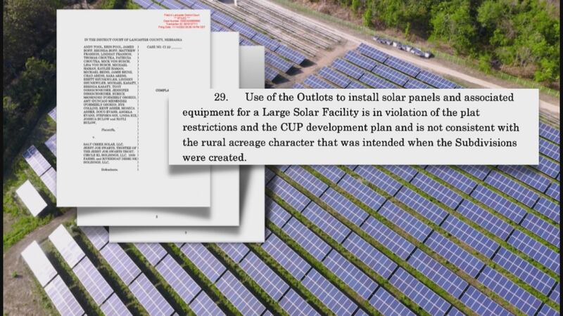Solar farm lawsuit