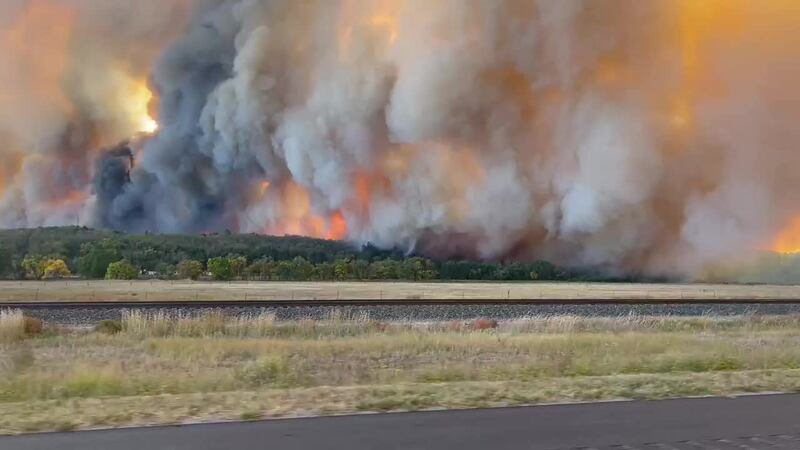 The Nebraska National Forests and Grasslands Organization reported a major wildfire at the...