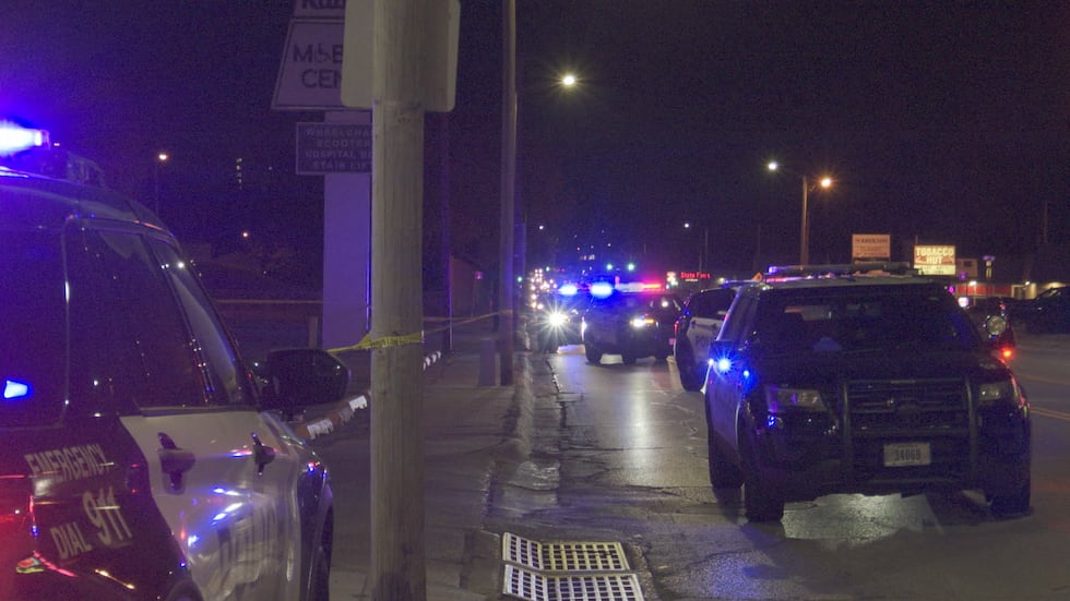 Police responded to a reported stabbing Friday night outside the Kubat Pharmacy.