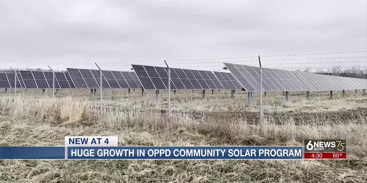 Omaha Public Power District provides update on solar energy program