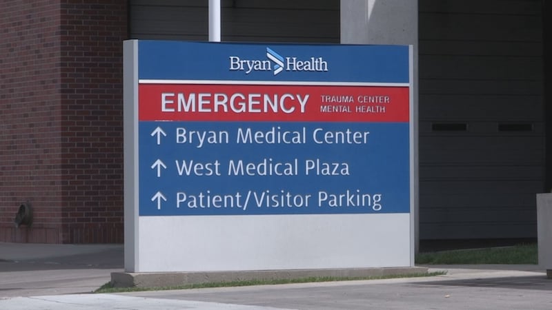 Bryan Health emergency room sign