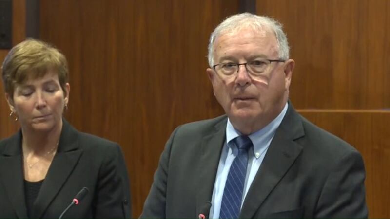 Douglas County Attorney Don Kleine begins his news conference responding to the death of James...